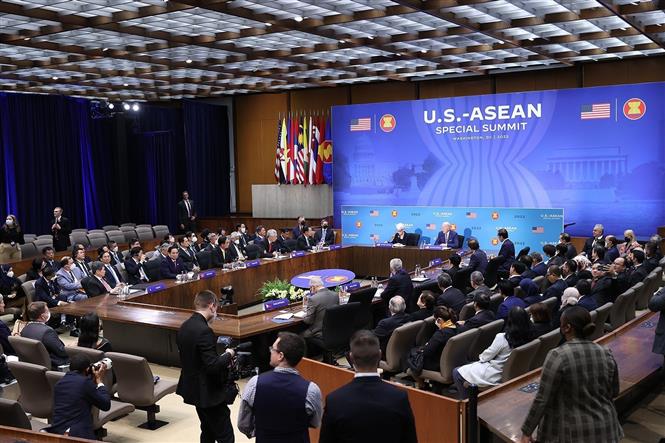 Quang cảnh Hội nghị cấp cao đặc biệt ASEAN - Hoa Kỳ. Ảnh: Dương Giang-TTXVN