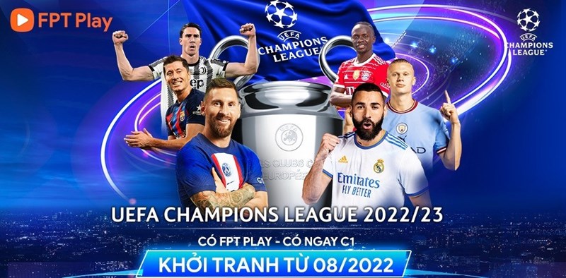 Khởi tranh Champions League mùa giải 2022-2023