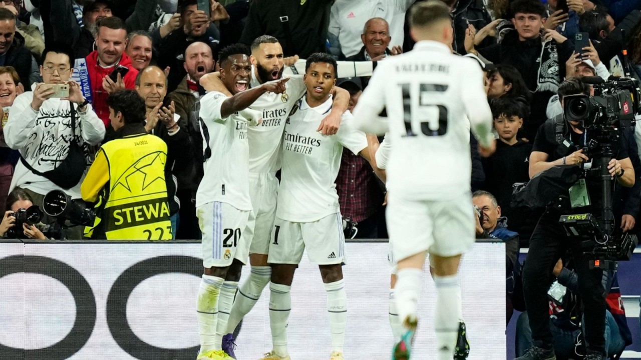 Tứ kết Champions League 2022-2023: Real Madrid và AC Milan chiếm ưu thế