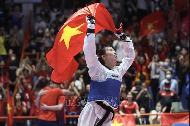 Nữ võ sĩ Việt Nam tạo 'địa chấn' khi đánh bại đương kim vô địch Taekwondo thế giới