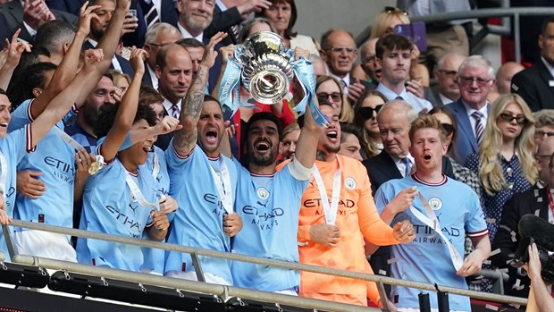 Man City giành chức vô địch FA Cup. 