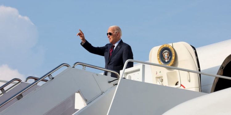 Tổng thống Mỹ Joe Biden bắt đầu chuyến công du châu Âu ngày 9-7. Ảnh: Reuters 