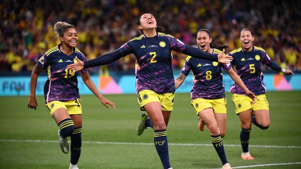 Đội tuyển Nữ Colombia tạo địa chấn với chiến thắng Đội tuyển Đức. (Nguồn: Getty Images)