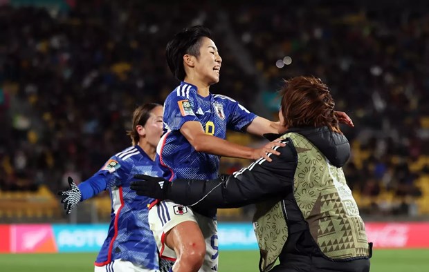 Đội tuyển Nữ Nhật Bản giành ngôi nhất bảng C và sẽ đối đầu Na Uy ở vòng 1/8. (Nguồn: Getty Images)