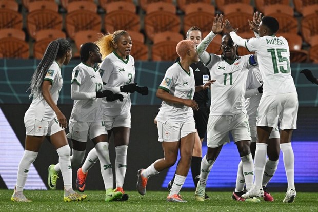 Zambia có chiến thắng lịch sử ở World Cup Nữ. (Nguồn: Getty Images)