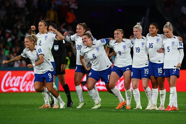 Đội tuyển Nữ Anh giành vé vào tứ kết sau loạt luân lưu. (Nguồn: Getty Images)