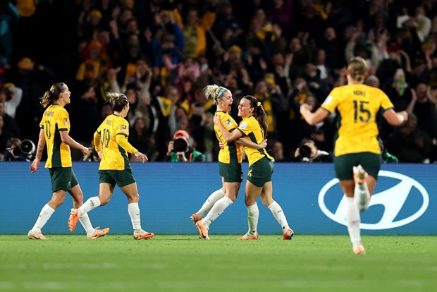 Australia lần thứ tư vào tứ kết World Cup Nữ. (Nguồn: Getty Images)