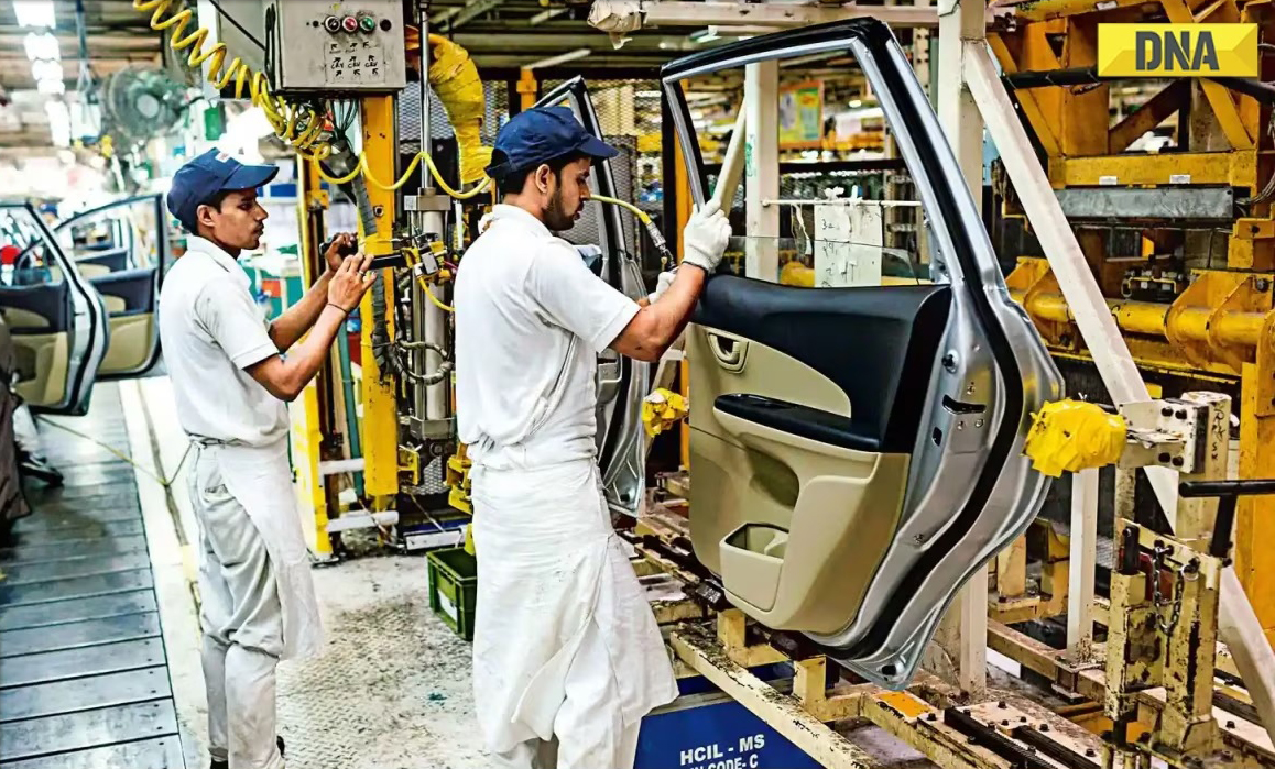 Ấn Độ đã vượt Anh trở thành nền kinh tế lớn thứ 5 thế giới.  Trong Ảnh: Một nhà máy lắp ráp ô-tô ở Ấn Độ. Ảnh: Reuters