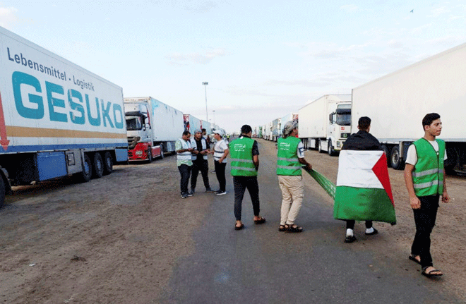 Gaza đón chuyến hàng viện trợ đầu tiên