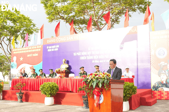 Quận Hải Châu tổ chức lễ ra quân huấn luyện năm 2024