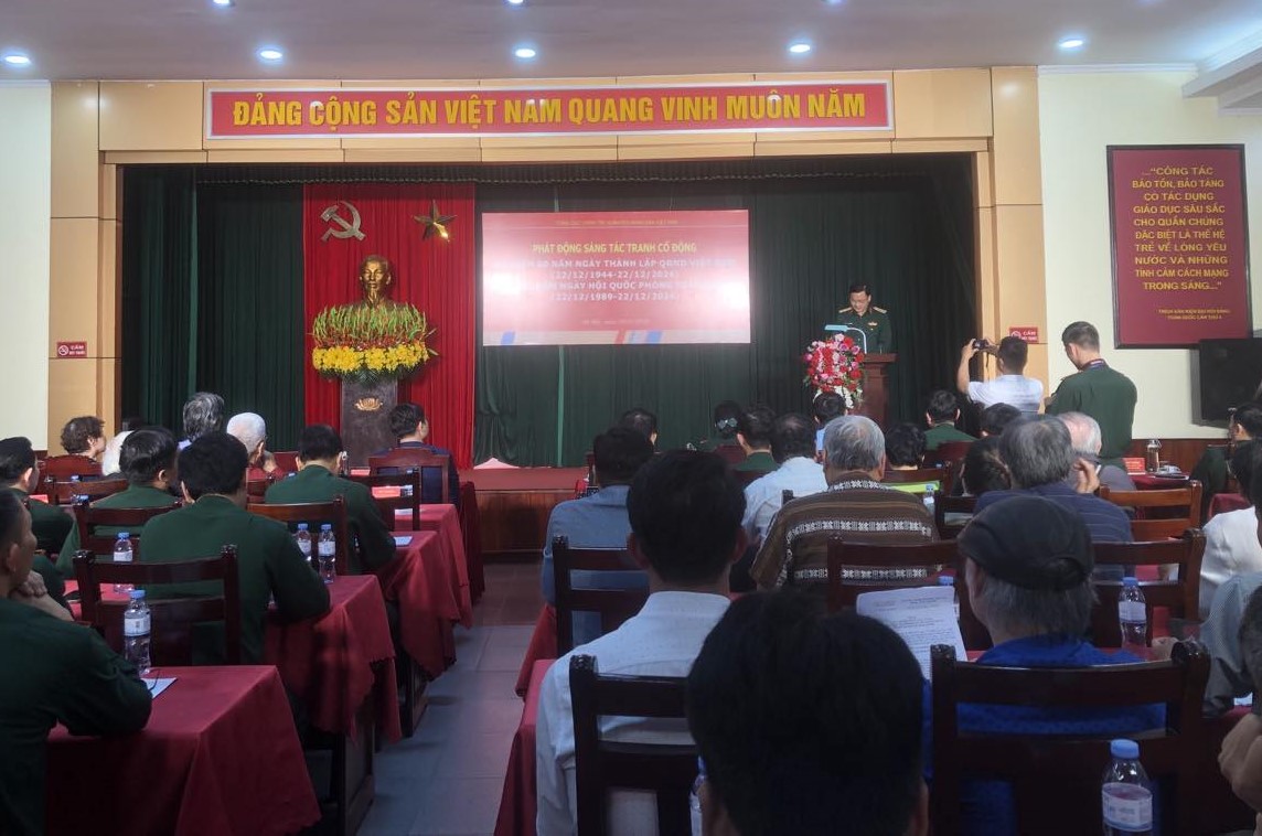 Phát động sáng tác tranh cổ động chào mừng 80 năm Ngày thành lập Quân đội nhân dân Việt Nam