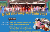 Infographic - Lịch trình Lễ hội đình làng Hải Châu 2024