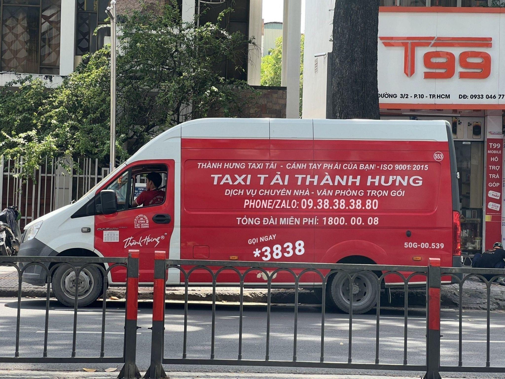 Số điện thoại Taxi Tải Thành Hưng duy nhất *3838 - Chuyển nhà, hoàn trả mặt bằng văn phòng chuyên nghiệp an toàn tiết kiệm