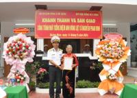Bàn giao công trình tu bổ, tôn tạo nhà tưởng niệm anh hùng liệt sĩ Nguyễn Phan Vinh
