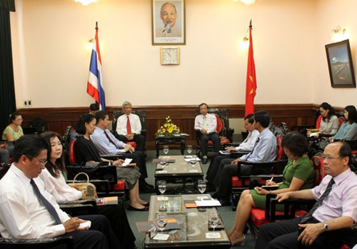 Vice Chairman Khuong receiving the Thai delegation (Photo: www.danang.gov.vn)