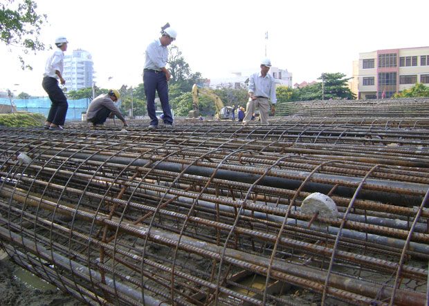 Công trình TTHC thành phố Đà Nẵng đã sử dụng 63.404 m3 bê tông, 12.275 tấn thép các loại và 21.012 tấn kính cường lực 