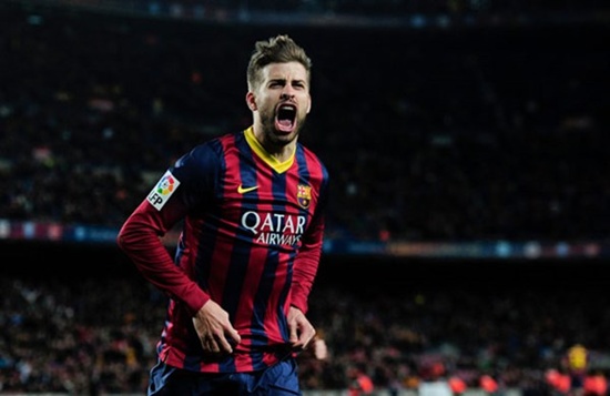 Trung vệ: Gerard Pique. 