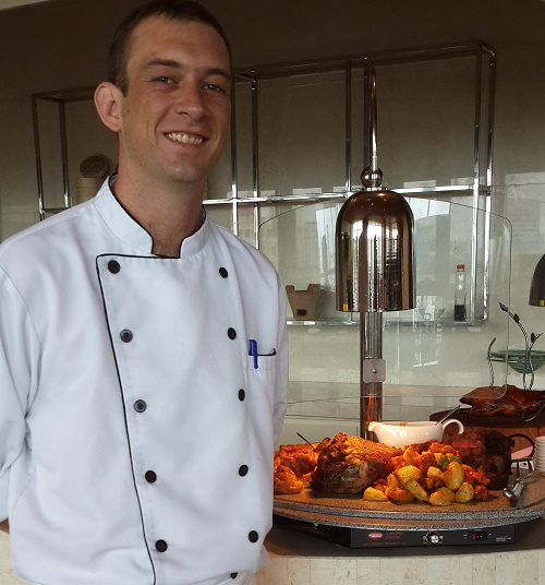 Executive Chef Cameron Gardiner (with roast beef and lamb!)