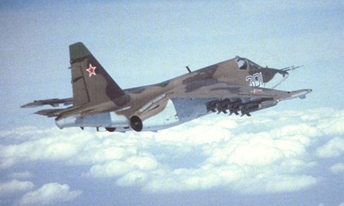 Hình ảnh chiếc máy bay Su-25. Ảnh: airforce-technology