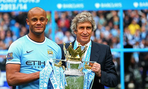 Kompany là một trong những nhân vật trong tâm trong kế hoạch của Man City cho vài năm tới. Ảnh: AP.