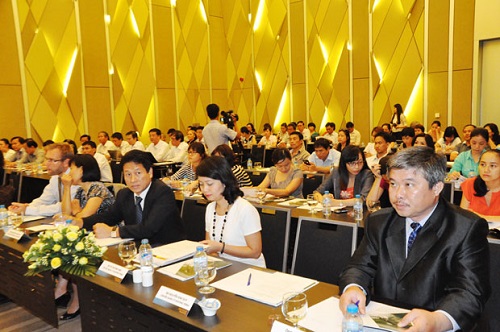 Representatives of local private businesses at the workshop