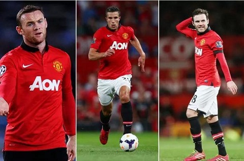 Rooney, van Persie và Juan Mata là những cầu thủ quan trọng của Man United mùa tới