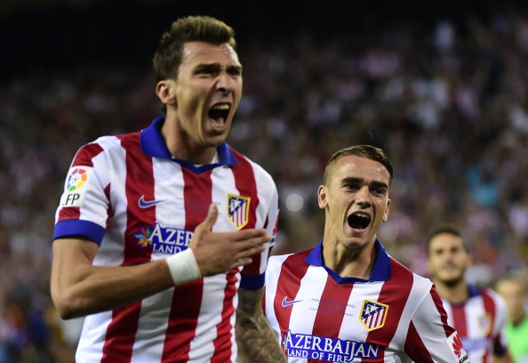 Mandzukic ghi bàn cho Atletico ngay ở phút thứ 2 (Ảnh: Getty)