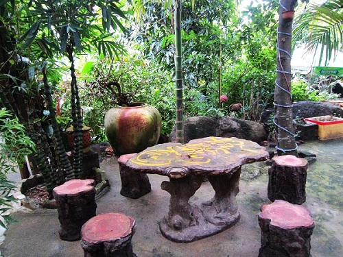 A simple table and chairs