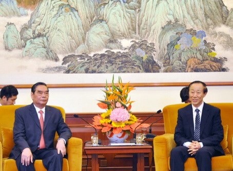 Đặc Phái viên Lê Hồng Anh tiếp ông Vương Gia Thụy, Trưởng Ban Liên lạc Đối ngoại Trung ương, Phó Chủ tịch Chính Hiệp Toàn Quốc Trung Quốc.