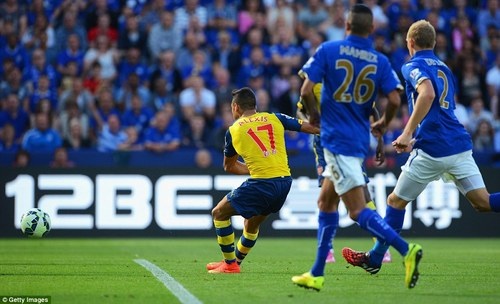 Sanchez có bàn thắng thứ 2 trong màu áo Arsenal (Ảnh: Getty)