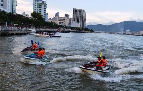  A jetski race.