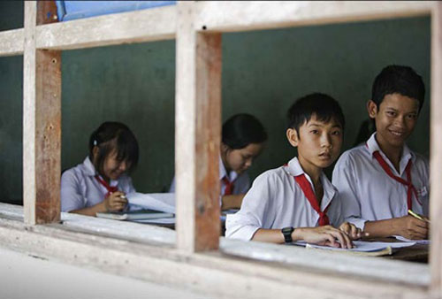 Students at a SPELL programme class. — Photo courtesy of East Meets West