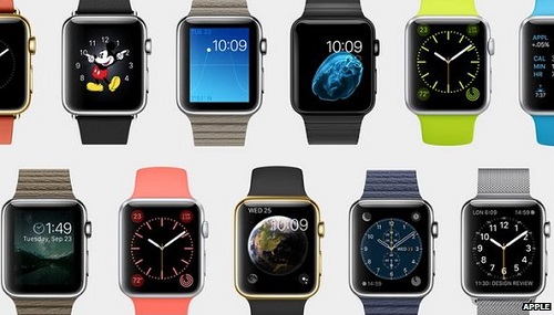 The Apple Watch offers 11 different watch faces and allows the owner to change its straps