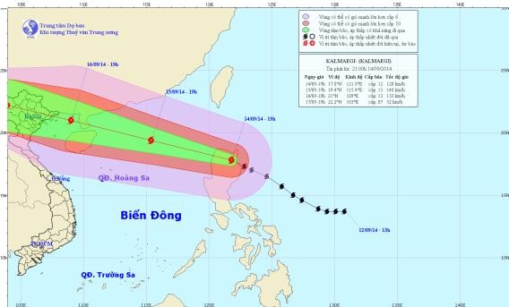 Đường đi của cơn bão