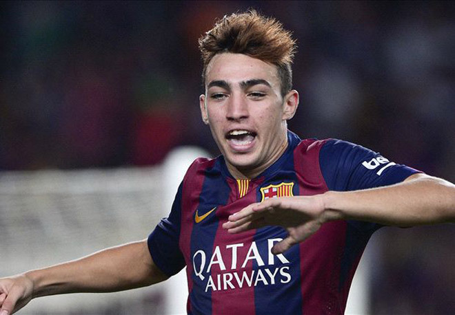 Munir El Haddadi có sự thăng tiến chóng mặt ở mùa giải này khi được đá chính tại Barca và triệu tập vào tuyển Tây Ban Nha. Cầu thủ 19 tuổi được xem là phương án tạm thời cho Luis Suarez, người đang nhận án treo giò. Tuy nhiên nếu tiếp tục duy trì phong độ tốt thì El Haddadi hoàn toàn có cơ hội được trọng dụng thường xuyên.