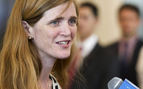 Đại sứ Mỹ tại Liên Hợp Quốc Samantha Power.