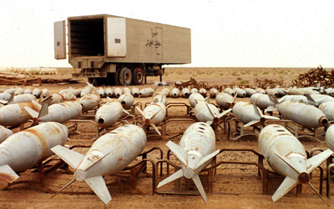 Kho vũ khí hóa học cũ của Iraq (ảnh: AFP)