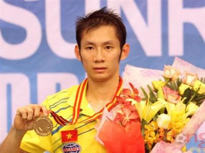 Viet Nam's top badminton player Nguyen Tien Minh (Photo: vnbadminton)