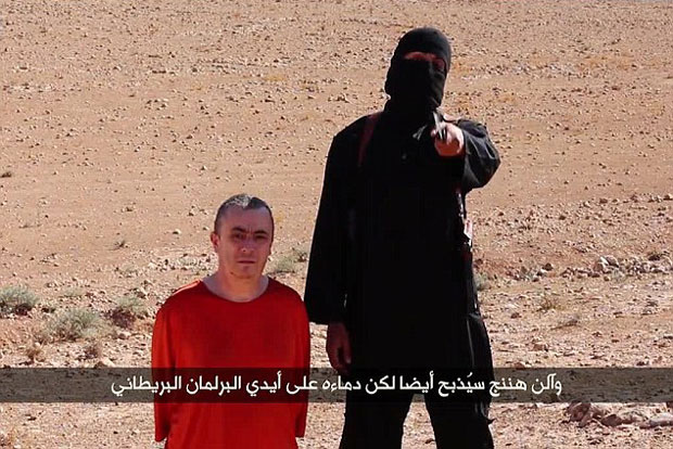 Alan Henning bị IS hành quyết.			Ảnh: DailyMail