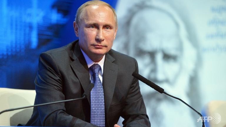 Tổng thống Nga, Vladimir Putin cho rằng, Tổng thống Mỹ, Barack Obama đang “tống tiền nước Nga”.  Ảnh: AFP