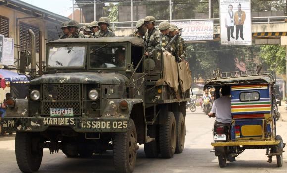 Quân đội Philippines được triển khai tại miền Nam, nơi các nhóm phiến quân hoạt động (Nguồn: Reuters)