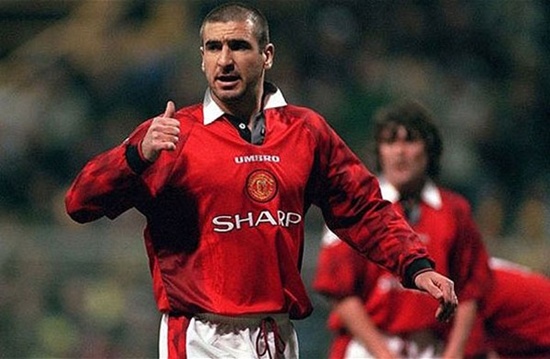 8. Eric Cantona (Leeds United, Manchester United).