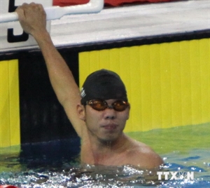 Swimmer Vo Thanh Tung (Photo: VNA)