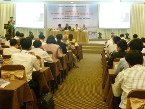 The seminar in progress (Photo: vtv9.com.vn)