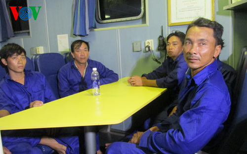 Some of the rescued victims (Photo: vov.vn)