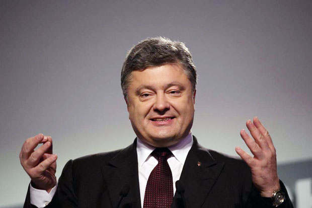 Tổng thống Petro Poroshenko tuyên bố thành lập chính phủ thống nhất trong 10 ngày. 				Ảnh: AP