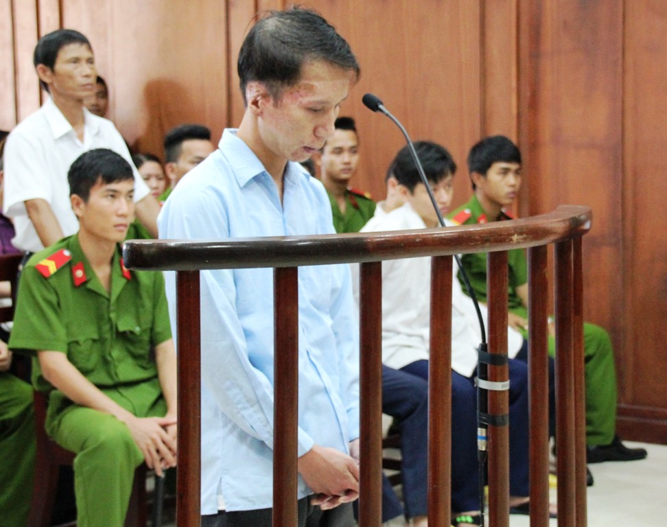Trần Trọng Phú tại phiên xử phúc thẩm.