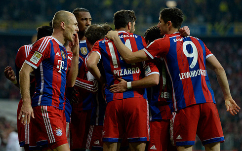 Bayern tiếp tục bay cao tại Bundesliga (Ảnh: Getty)