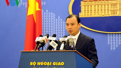 The Foreign Ministry’s spokesman Le Hai Binh (Photo: VOV)