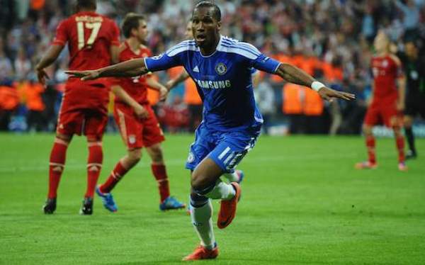  10. Didier Drogba  43 bàn, 90 trận, thi đấu từ năm 2003 đến nay cho các đội Marseille, Galatasaray, Chelsea